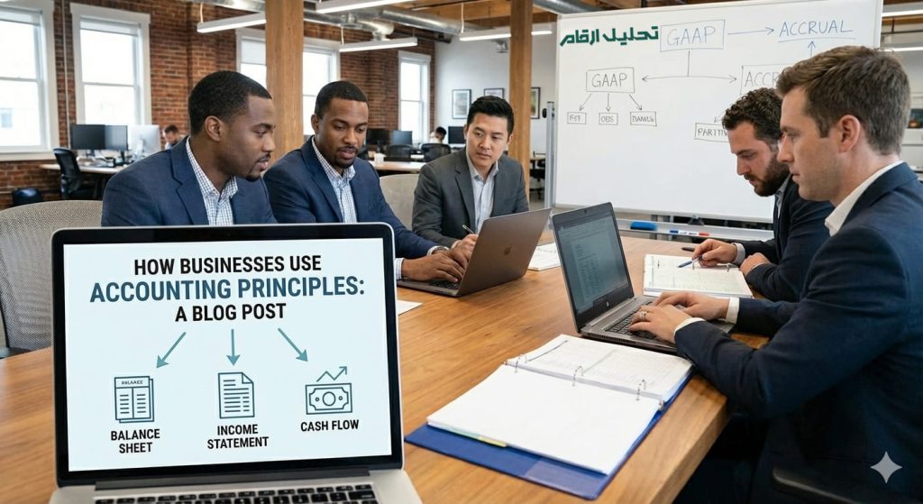 چگونه کسب‌وکارها از اصول حسابداری استفاده می‌کنند؟